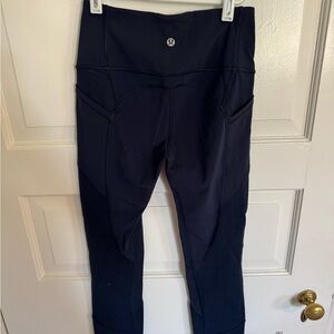 Lululemon Navy Leggings with Pockets